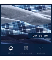 Nautica Addison Plaid Cotton Reversible Quilt Mini Set