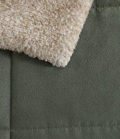 Nautica Beckett Green Brushed Microsuede Reversible Comforter Mini Set