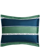 Nautica Bellecastle Navy Microfiber Reversible Comforter Mini Set