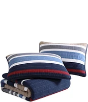 Nautica Bradford Cotton Reversible Quilt Mini Set