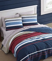 Nautica Bradford Cotton Reversible Quilt Mini Set