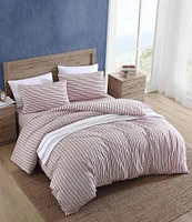 Nautica Coleridge Striped Cotton Percale Duvet Cover