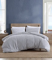 Nautica Coleridge Striped Cotton Percale Duvet Cover