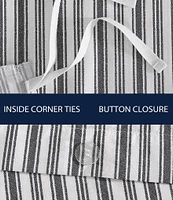 Nautica Coleridge Striped Cotton Percale Duvet Cover