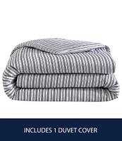 Nautica Coleridge Striped Cotton Percale Duvet Cover