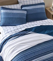 Nautica Coveside Blue Reversible Quilt Mini Set