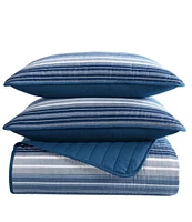 Nautica Coveside Blue Reversible Quilt Mini Set