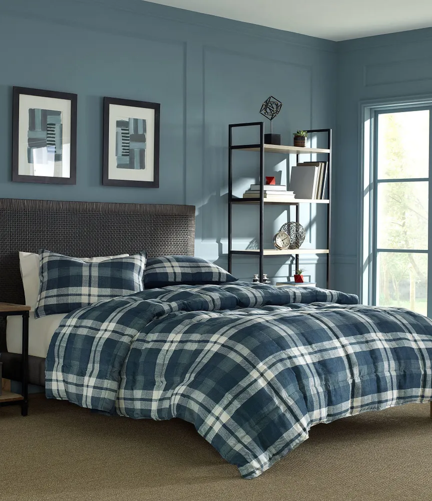 Nautica Crossview Plaid Comforter Mini Set