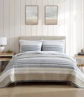 Nautica Dover Striped Cotton Reversible Quilt Mini Set