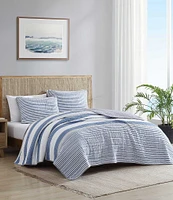 Nautica Fairwater Cotton Reversible Quilt and Sham Mini Set