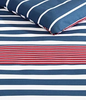 Nautica Kennedy Stripe Microfiber Reversible Comforter Mini Set