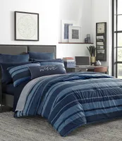 Nautica Longpoint Large Stripe Mini Comforter Set