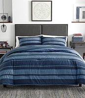 Nautica Longpoint Large Stripe Mini Comforter Set