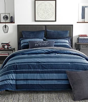 Nautica Longpoint Large Stripe Mini Comforter Set