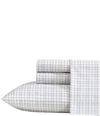 Nautica Malor Plaid Cotton Percale Sheet Set