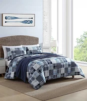 Nautica Mason Patchwork Cotton Comforter and Sham Mini Set