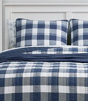 Nautica Norridge Navy Reversible Quilt Mini Set