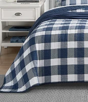 Nautica Norridge Navy Reversible Quilt Mini Set