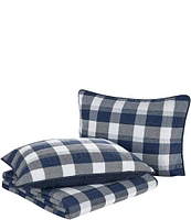 Nautica Norridge Navy Reversible Quilt Mini Set