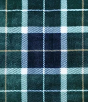 Nautica North Sail Plaid Ultra Soft Plush Fleece Blanket