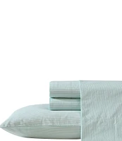 Nautica Penny Pinstripe Cotton Percale Sheet Set