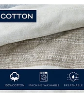 Nautica Ridgeport Striped Cotton Reversible Quilt Mini Set