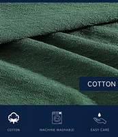 Nautica Ripple Textured Cove Cotton Dobby Bed Blanket