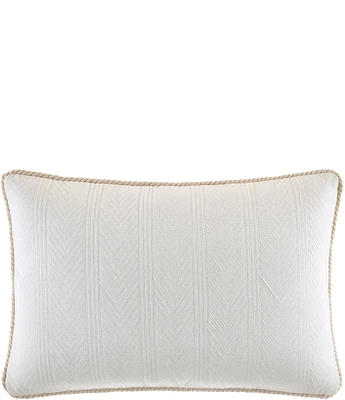 Nautica Saybrook Chevron Quilted Pillow