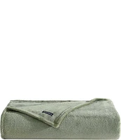 Nautica Solid Ultra Soft Plush Fleece Bed Blanket