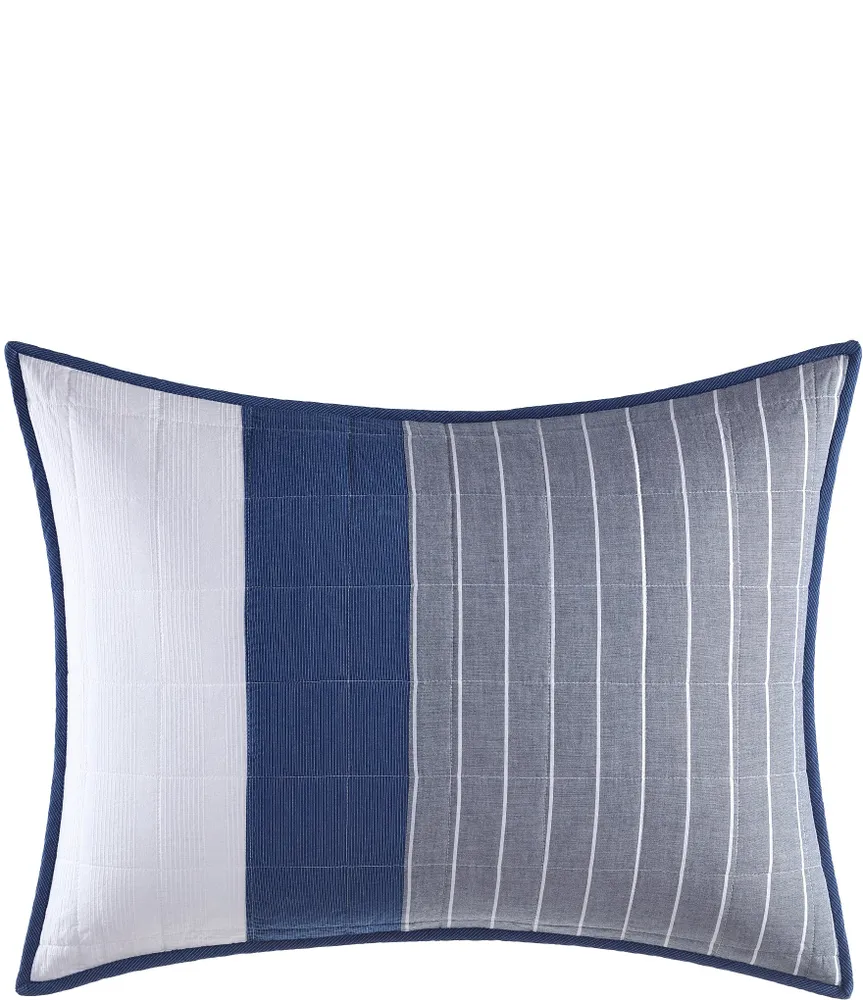 Nautica Stripe Swale Reversible Pillow Sham