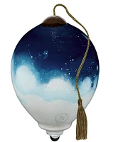 Ne' Qwa Art A Quiet Prayer Hand Painted Glass Ornament