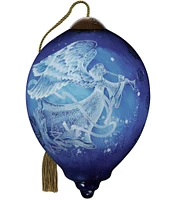 Ne' Qwa Art A Starlight Melody Hand Painted Glass Ornament