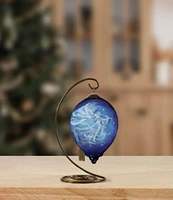 Ne' Qwa Art A Starlight Melody Hand Painted Glass Ornament