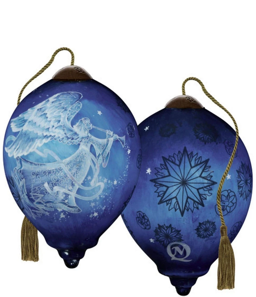 Ne' Qwa Art A Starlight Melody Hand Painted Glass Ornament