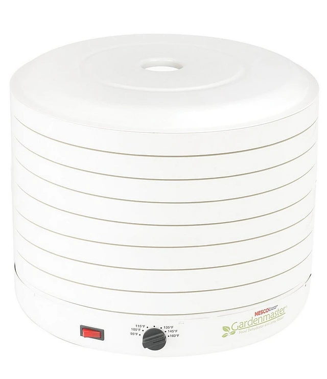 Gardenmaster 8-Tray White Expandable Food Dehydrator with Recipe Book Gardenmaster 8-Tray White Expandable Food Dehydrator with Recipe Book