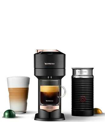 Nespresso Vertuo Next Premium Black with Rose Gold Bundle