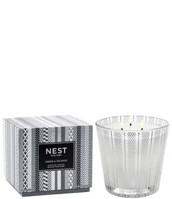 NEST New York Amber & Incense 3-Wick Candle