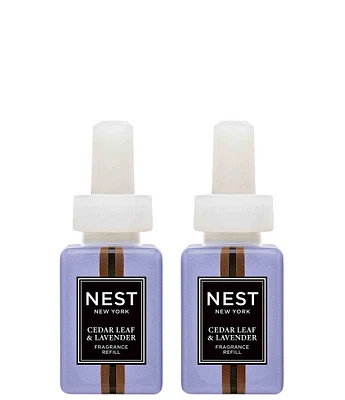 NEST New York x Pura Cedar Leaf & Lavender Refill Duo Smart Home Fragrance Diffuser- Smart Vials