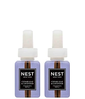 NEST New York x Pura Cedar Leaf & Lavender Refill Duo Smart Home Fragrance Diffuser- Smart Vials