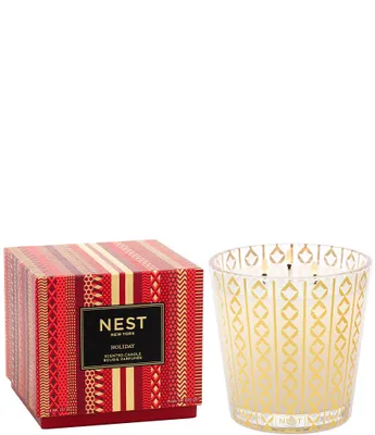 NEST New York Festive Holiday 3-Wick Scented Candle