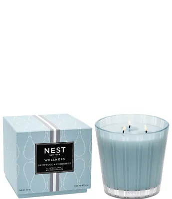 NEST New York Fragrances Driftwood & Chamomile 3-Wick Candle