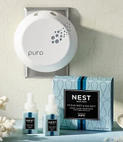 NEST New York x Pura Ocean Mist & Sea Salt Refill Duo Smart Home Fragrance Diffuser- Smart Vials