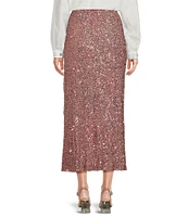 Never Fully Dressed Dorris Sequin Maxi Skirt