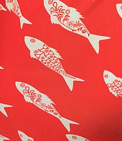 Never Fully Dressed Marina Dorris Fish Print Coordinating Maxi Skirt