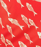 Never Fully Dressed Plus Marina Dorris Fish Print Coordinating Maxi Skirt