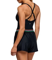 Next by Athena Good Karma V-Neck Sleeveless One Piece Romper