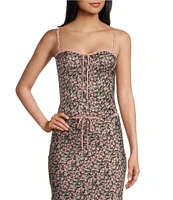 NIA Pauline Corset Sweetheart Sleeveless Coordinating Top