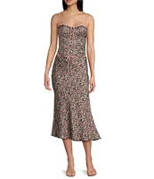 NIA Pauline Corset Sweetheart Sleeveless Coordinating Top