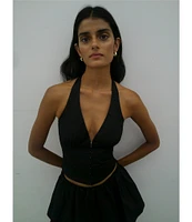 NIA Rae Corset Coordinating Sleeveless Tank Top