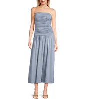 NIA Santal Strapless Maxi Dress